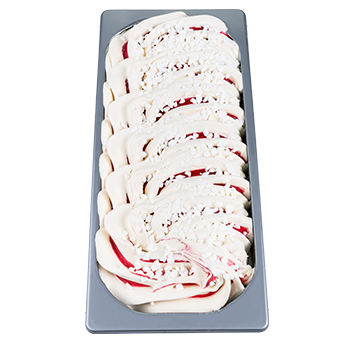 Meringue flavor<br><small>with raspberry sauce</small>